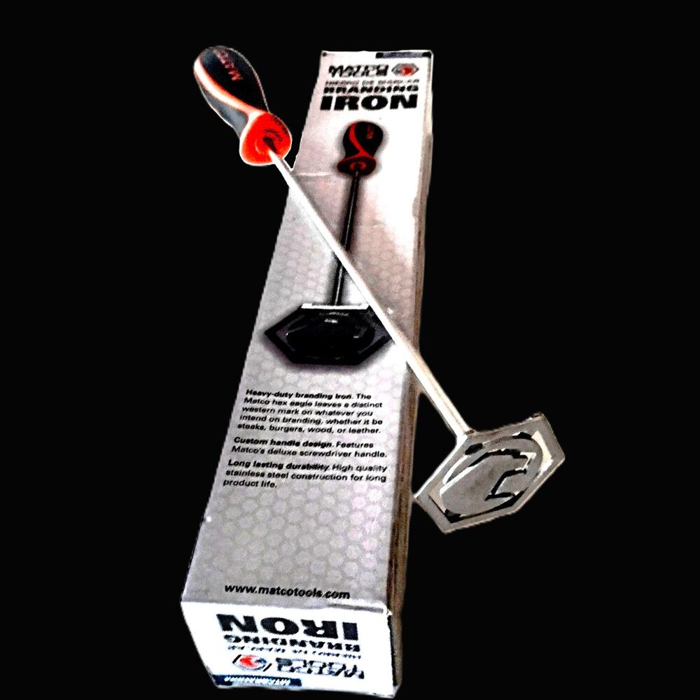 MATCO Tools BRANDING IRON ~ Deluxe Orange/Bl Screwdriver Handle, MULTI-USE, NEW!